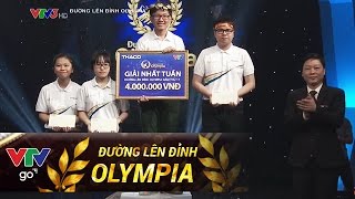 ĐƯỜNG LÊN ĐỈNH OLYMPIA 17  CUỘC THI TUẦN 3 THÁNG 2 QUÝ 3  VTV Go [upl. by Stefanac93]