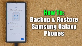 How To Backup and Restore Your Samsung Galaxy Smartphone Contacts Messages Photos etc [upl. by Gonta]