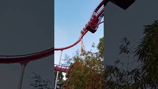 tivoli copenhagen rollercoaster themepark [upl. by Annavoeg]