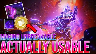 Destiny 2 This Build Actually Makes Unbreakable A Somewhat Useable Aspect [upl. by Eddana]