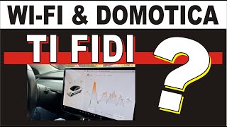 CONTROLLO DOMOTICO E WIFI TI FIDI fotovoltaico [upl. by Iatnohs]