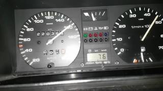 Golf mk2 GTi 18 8v 82kw acceleration 0  100 [upl. by Aineles377]