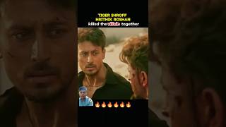 Tiger Shroff Killed Villain 🔫movie gigachadtheme marvel attitude bollywood action motivation [upl. by Annorah]