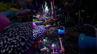 Psychedelics Visuals videos on Acid Shroom LSD watch while High Trippy diffusion 56 Mushroom Visual [upl. by Eiltan]