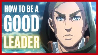 Top 5 Leadership Moments from Erwin Smith in Attack On Titan [upl. by Enirroc]