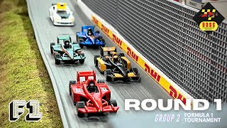 Formula 1  Round 1  Group 2  F1 Tournament 2023 Diecast Car Racing [upl. by Diann]