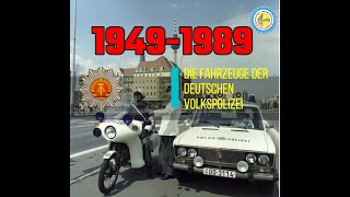 Die Einsatzfahrzeuge der Deutschen Volkspolizei aus 40 Jahren DDR [upl. by Akeryt]