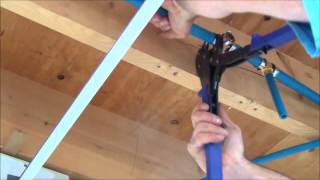 How to Install Pex Pipe Waterlines in Your Home Part 2 Plumbing Tips [upl. by Viole294]