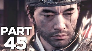 GHOST OF TSUSHIMA Walkthrough Gameplay Part 45  TAKESHI PS4 PRO [upl. by Arayk848]