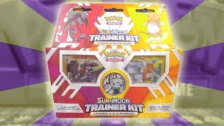 Lycanroc and Alolan Raichu Trainer Kit Learn To Play Theme Deck Opening [upl. by Pembroke]