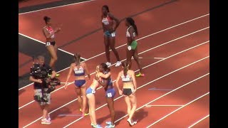 THIAM  100mH HEAT 3 Heptathlon Women London 2017 [upl. by Drucie86]