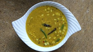 Cholar Dal Recipe Narkel Diye। Bengali style Bengal Gram Lentil। Vegetarian Bengali chana daal। [upl. by Ennaxxor]