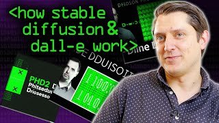 How AI Image Generators Work Stable Diffusion  DallE  Computerphile [upl. by Reteid104]