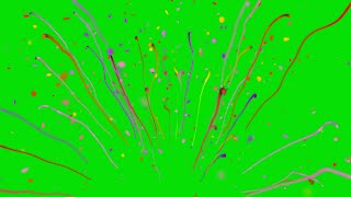 Confetti Green Screen Effect Latest New  Latest Green Screen Effects Download [upl. by Obau]