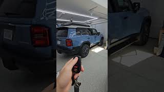 How To Remote Start Without Remote Start Button On Key Fob  2024 Toyota Land Cruiser [upl. by Arem868]