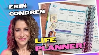 How to focus on HEALTH in your LIFE and PLANNER  Erin Condren [upl. by Anaoy]