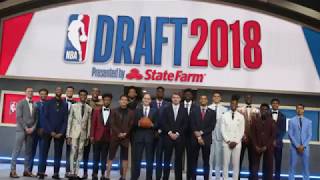 NBA Draft 2018 First Round Full Picks 130  Trades [upl. by Ybba277]