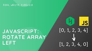 Left rotate array HackerRank problem JavaScript solution [upl. by Kape694]