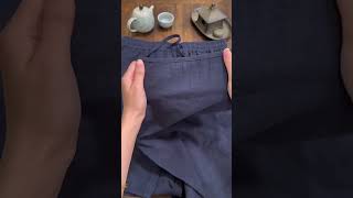 Mens Linen Loose Fit Elastic Waist Pants [upl. by Seraphine]