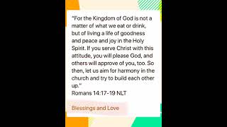 Aim for harmony Romans 141719 encouragement [upl. by Gaylor]