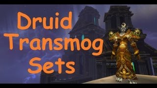 Druid PvE Tier Armor Transmog Sets WoW Transmog Sets [upl. by Jaqitsch278]