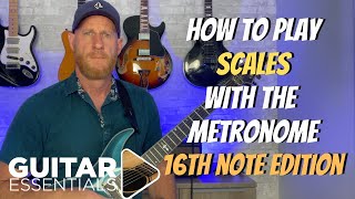 How to Practice Scales with the Metronome  16th note edition [upl. by Dole]