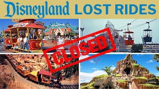 10 LOST Rides of Disneyland REVEALED [upl. by Leontine]