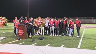 Vigil held for high school soccer player who died from Mono [upl. by Hameean]