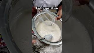 gel preparation foryou foryourpage youtubeshorts minivlog [upl. by Ahsel981]