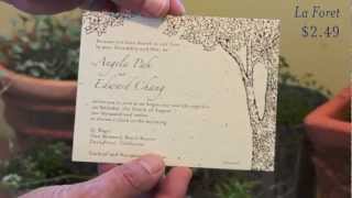 Affordable Plantable Wedding Invitations [upl. by Annoid]