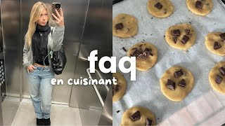 je réponds à vos questions en cuisinant🍪 [upl. by Pitzer]