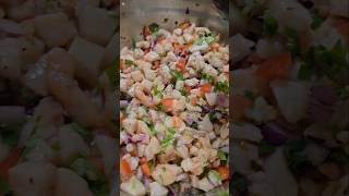 Ceviche de pescado y camaron [upl. by Krista]