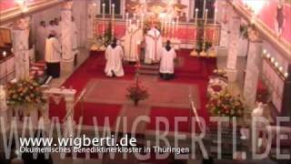 Werningshausen Eucharistie in der Heiligen Osternacht in der St WigbertKirche [upl. by Erej]