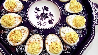 How to Make Deviled Eggs  The Best Classic Deviled Eggs Recipe  Amy Learns to Cook [upl. by Allecram237]