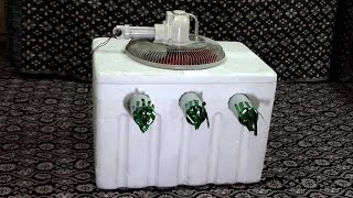 How to Make a Powerful Air Cooler using Foam Box at Home [upl. by Ahsinom790]