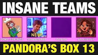 Pandoras Box 13 Teams Announced theyre insane [upl. by Tadich]