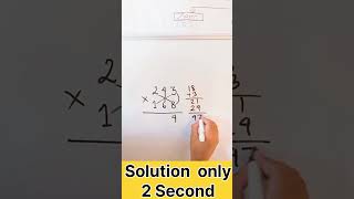 3 digits multiplication tricks।। Vedic maths।।ytshorts [upl. by Atilek79]