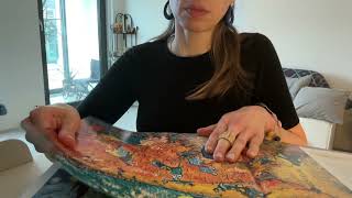 ASMR Page Turning amp Squeezing 🧑‍🎨 Vincent Van Gogh 🖼️ [upl. by Luba483]