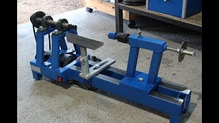 tornio per legno fai da te homemade wood lathe [upl. by Marcellus]