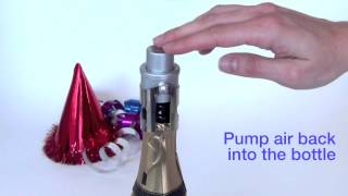 Pump It Up Champagne Stopper from IS [upl. by Anabel]