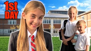 Hollys FIRST DAY AT SECONDARY SCHOOL spend the week with us [upl. by Blanca59]