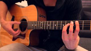 Basic Percussive Fingerstyle Tutorial [upl. by Anivlem]