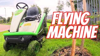 Flying through long grass at a new site etesia lewisgardenservicesltd [upl. by Ianaj]