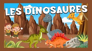 Les dinosaures 🌋🦖  Vocabulario de dinosaurios en francés [upl. by Drawyah]