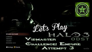 Lets Play  Halo 3 ODST Vidmaster Challenge Endure Attempt 3 [upl. by Niessuh185]