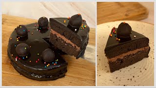 Only 3 Ingredient Chocolate Cake On tawa  No Cream No Oven Kadai Eggs Super Easy Chocolate Cake [upl. by Ayekin660]