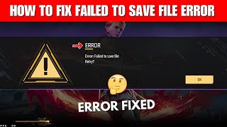 How To Fix Failed To Save File Error In Free Fire Bluestacks  Bluestacks 4 Not Saving Files [upl. by Enelhtac533]