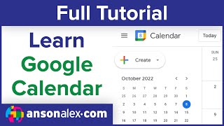 How to Use Google Calendar  Tutorial [upl. by Ob33]