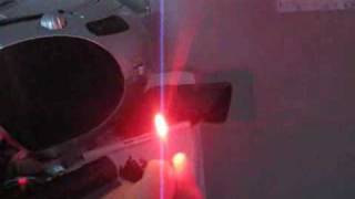 211mW Laser lighting match from 6 feet [upl. by Yerrok]