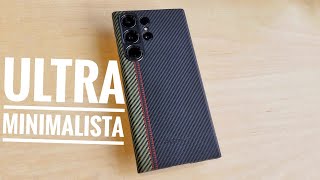 La Mejor Funda Minimalista Samsung S23 Ultra Pitaka MagEZ [upl. by Airalav438]